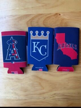 MLB Stadium Team Can Koolers  Tall Boy— Angels, Royals, & Halos Logos